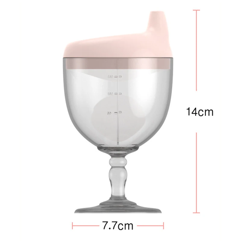 150ML kūdikių goblet vandens puodelį duckbill formos vandens butelį pieno butelis, naudojami pašarų baby išmokti gerti vandenį mokymo 2