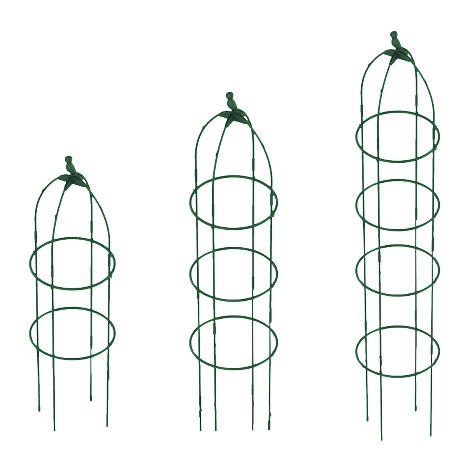 Bokštas Obeliskas Sodo Pinučių Augalų Ekrano Laikiklis Augalų Laipiojimo Stovas Vertikalus Rėmo, Reguliuojamas Dizaino Namų Vazoninių Apdaila 3