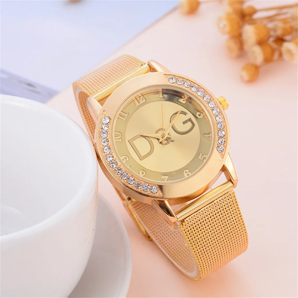 2020 Naujas Mados Europos populiarus stilius Moterims Žiūrėti Prabangos Prekės Kvarciniai Laikrodžiai Reloj Mujer Atsitiktinis Nerūdijančio Plieno Laikrodžius 3