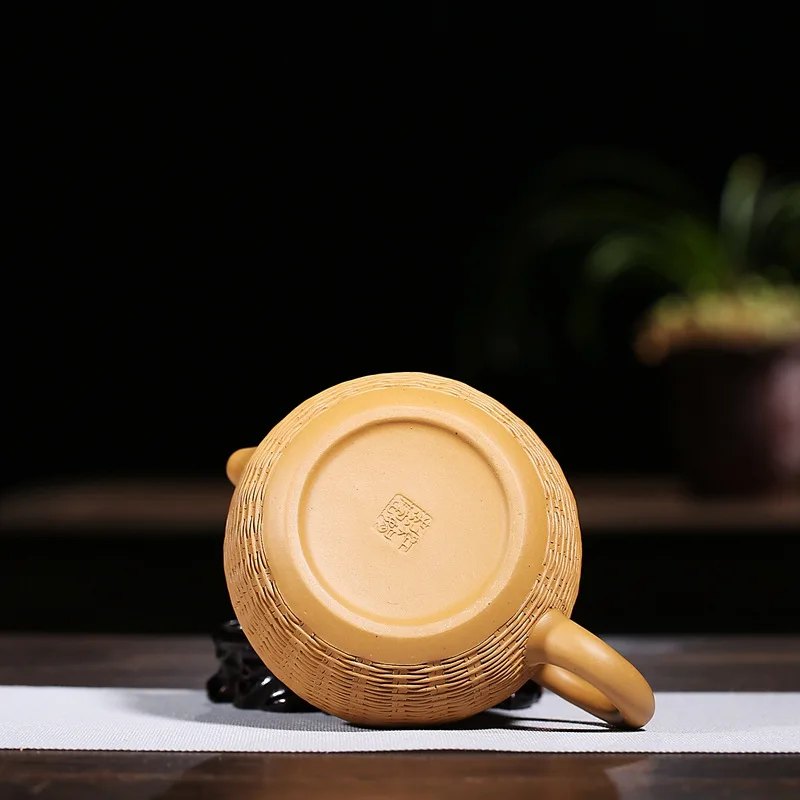 Didelė talpa 320ml Yixing arbatos puodą raudonos molio Xishi arbatinukas Autentiškas Rankų darbo Teaware Kinijos oolong arbata virdulys dovanos 4