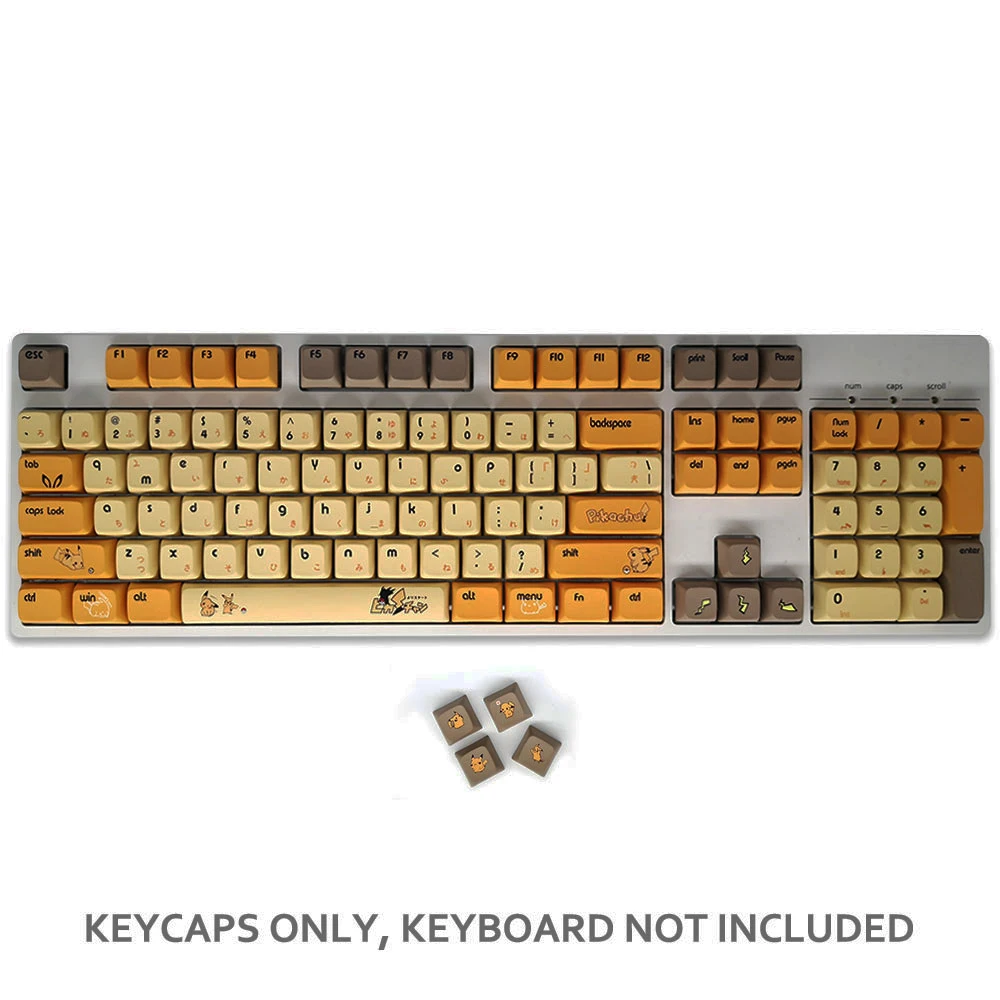 PBT Keycap 108-raktas Tinka 61/87/104/108 Klavišą XDA Mechaninių Žaidimų Klaviatūra Japonijos Mielas dilimui Keycaps 0