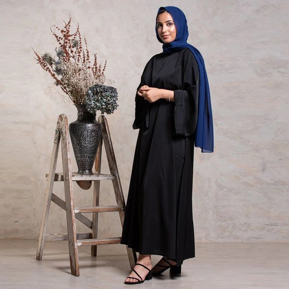 Afrikos Turkijos Musulmonų Mados Suknelė, Hijab Kaftan Islamas Drabužių Maxi Suknelės Moterims Vestido Skraiste Musulman De Režimas 0