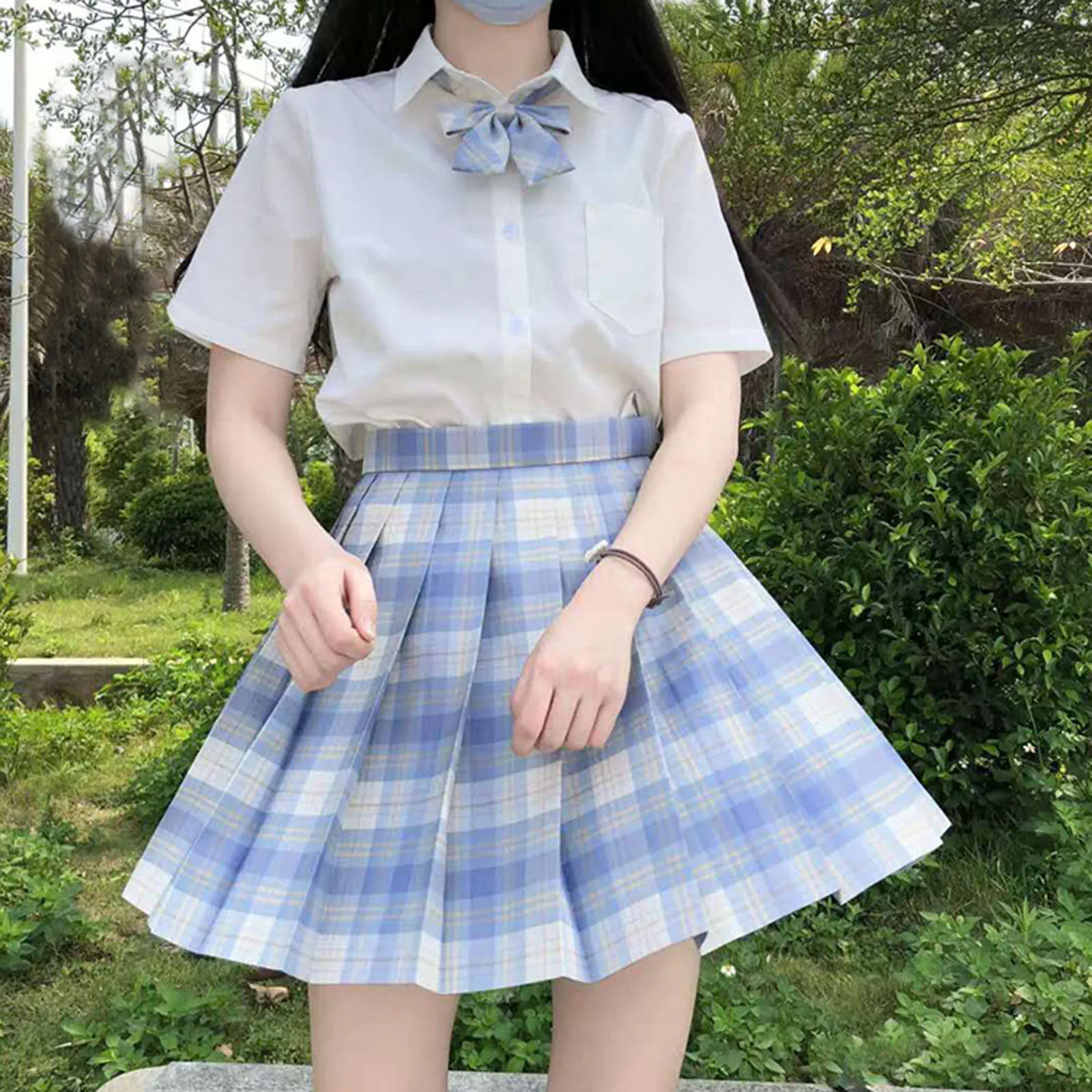 Moterų Klostyti Sijonas Harajuku Preppy Stilius Pledas Sijonai Mini Mielas Japonijos Mokyklines Uniformas Ponios Jupe Kawaii Sijonas Saia Faldas N50 0
