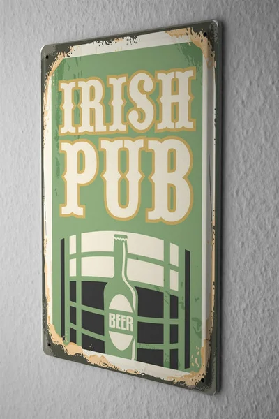 Alavo Pasirašyti Alaus Retro Irish pub Įdomus Šalis Kambarys Derliaus 4