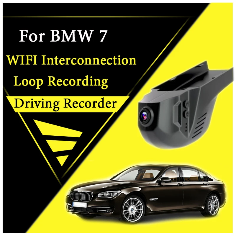 Automobilių Kelių Įrašyti WiFi DVR Brūkšnys Kameros Vairuotojo Vaizdo įrašymo BMW 7 yra f01 F02 F03 F04 2008~Įrašymas 4