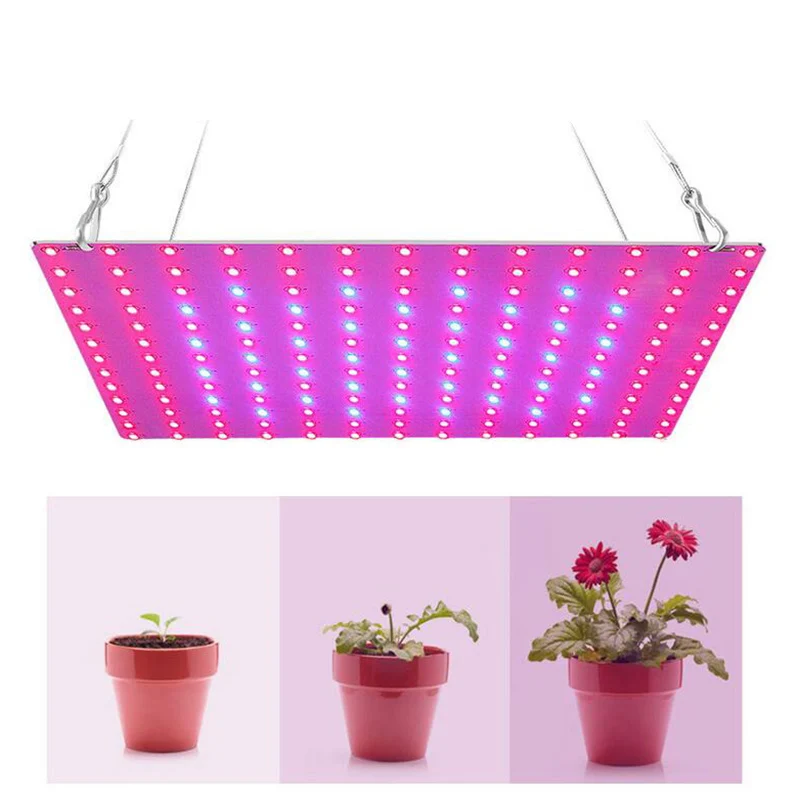 LED augalų Auga Šviesos gėlių auginimo grupė Lempa rinkinį Phytolamp Dėl Augimo Visą Spektrą namų patalpų Hydroponics daržovių growtent 3