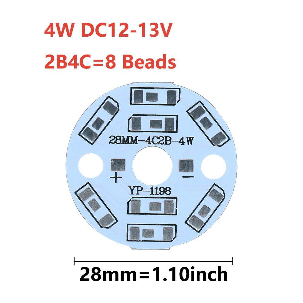 1Pcs 2W 3W 4W 5W 9W 7W 12W SMD5730 LED Aliuminio Pagrindo Plokštė, PCB Lenta Substratas neturi būti karoliukai 