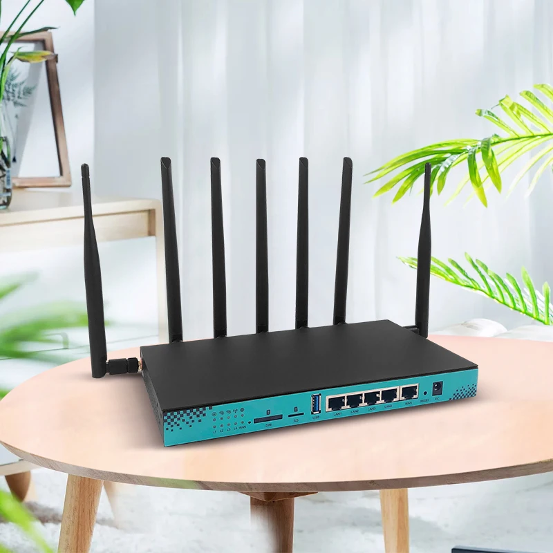 Cioswi 5G Router Dual Band Gigabit Maršrutizatorius Didelės Spartos Belaidžio WiFi 1200Mpbs 4G Pramonės Maršrutizatorius 256MB M. Uosto, 2 SIM kortelės Lizdas WG1608 3