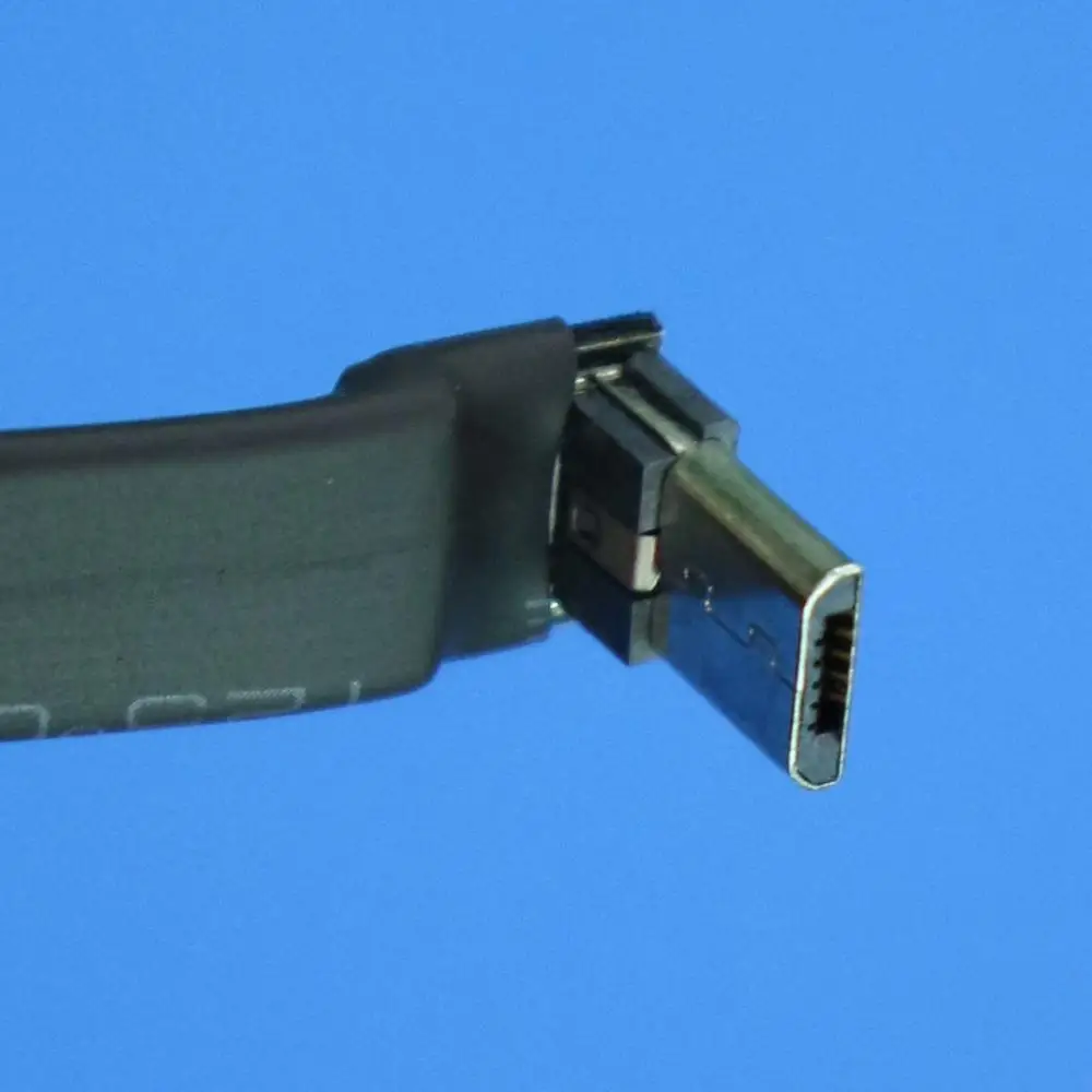 Micro USB, Micro USB 90 laipsnių Adapteris, OTG Kabeliu, 5cm-100cm FPC Juostelės Vienodo USB Micro 2.0 OTG FPV Kabelis 3A 3