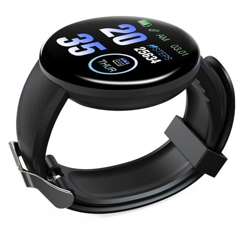 Karšto Smart Watch Širdies ritmo Monitorius Kraujo Spaudimas Smartwatch Žiūrėti Vandeniui Sport Fitness Tracker Žiūrėti D18 Reloj inteligente 1