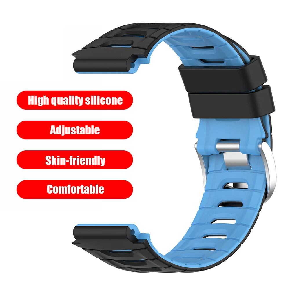 Garmin 920XT Spalvotų WatchBand Smart Watch Band dviejų Spalvų Apyrankę ant Riešo Dirželio Pakeitimo Garmin Forerunner 920XT 3
