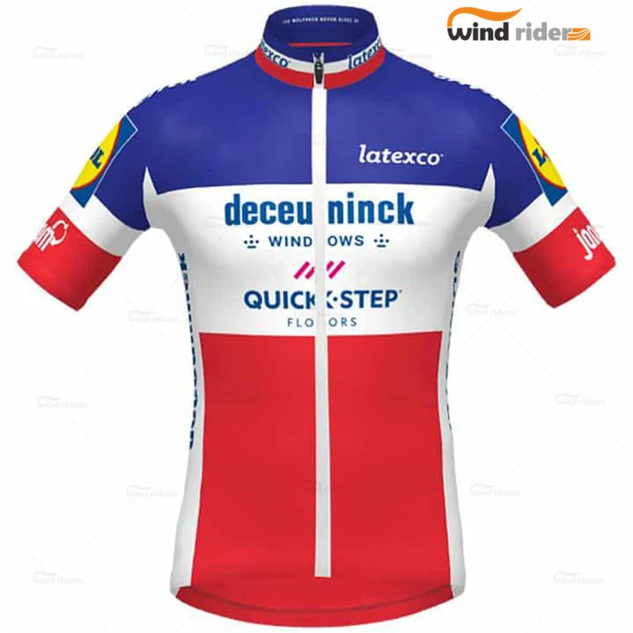 2021 M. Pasaulio Čempionas Quick Step Vyrams Trumpomis Rankovėmis Jersey Julian Alaphilippe Vasaros Road Bike Drabužių Quick Dry Suit 0