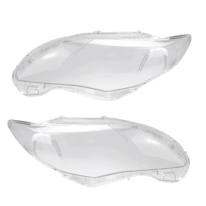 Toyota Corolla 2010-2013 Automobilio Pusės priekinis žibintas, skaidraus Lęšio Dangtelį Galvos Šviesos lempos, lempų gaubtų Shell 5