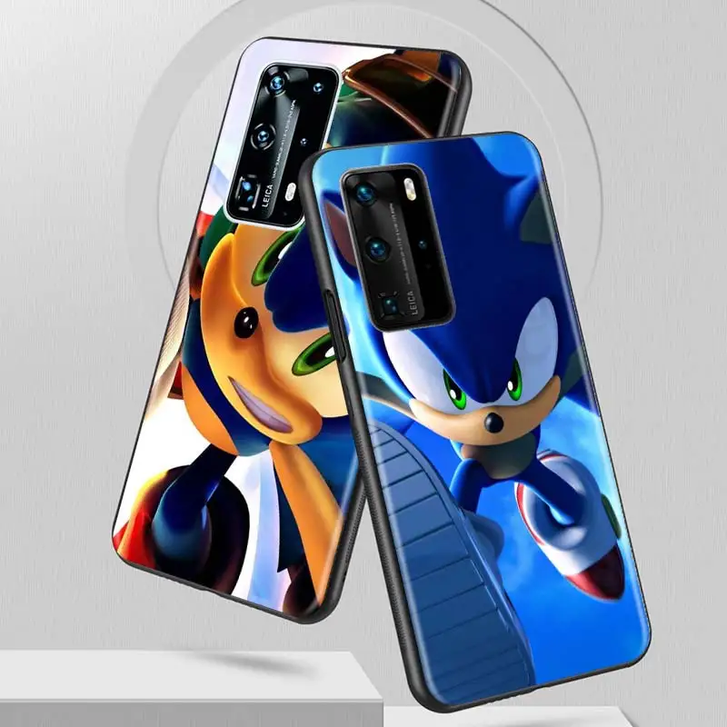 Atveju, Huawei 30 P40 Lite E Y6p P Smart Z Y6 2019 P20 Pro Garbės 8X 9X 20 Minkštas Telefono Dangtelį Funda Maišeliu Viršgarsinio Sonic Žaidimas 0