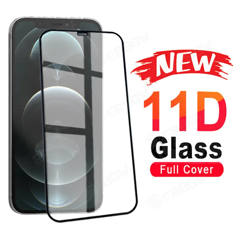 11D Saugos Grūdintas Stiklas iPhone 12 mini Pro 11 XS Max X XR Screen Protector, iphone 6 7 8 Plius 5 5S 5C SE 2016 2020 Stiklo 1
