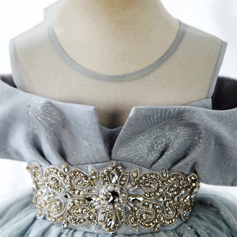 Paaugliai Mergina Dress vasaros vestuvių Princesė Formalaus Grožio Konkurso Suknelė Vintage Šalies kūdikių ir vaikų suknelė Mergina drabužių 4