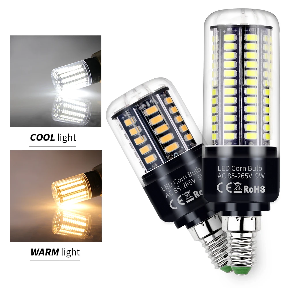 E27 LED Lemputės 220V Dėmesio E14 Lempos B22 Šviestuvo Lemputę, 3.5 M 5W 9W 7W 12W 15W 20W Lampara Lubų Šviesos, Namų Apšvietimas 5