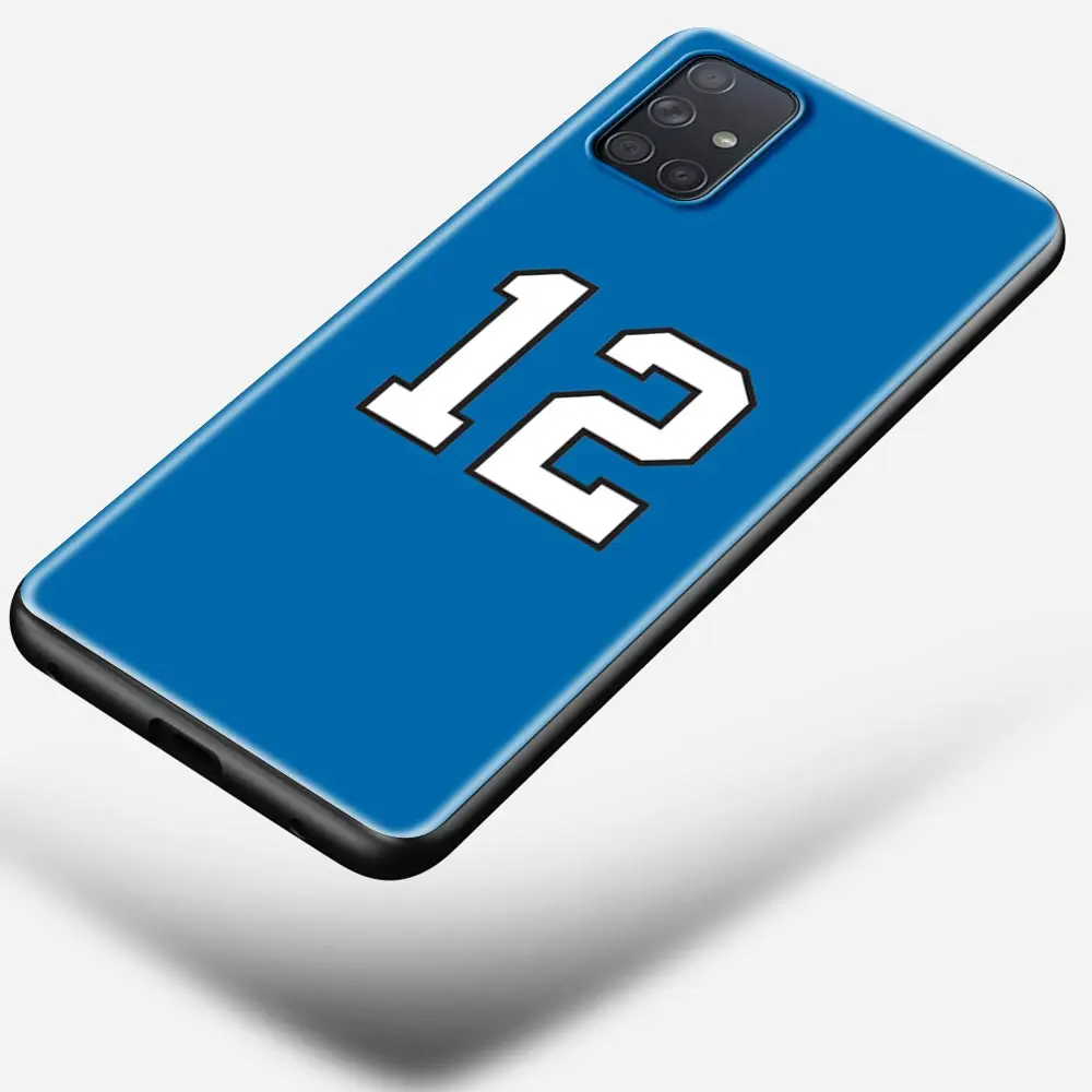Futbolo Skaičius 10 Case for Samsung Galaxy A50 A51 A70 A71 A10 A20 A30 A40 A11 A21s A31 A41 TPU Minkštas Telefono Atvejais Dangtis 0