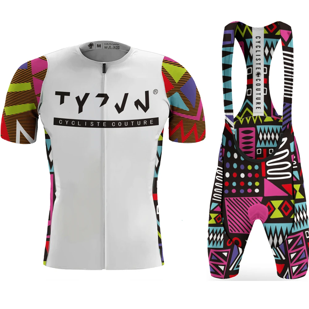 2021 Tyzvn vyrų vasaros dviračių drabužių rinkiniai maillot seilinukai šortai jersey tiktų MTB Conjunto ciclismo dviračių rinkinys ropa de hombre 3