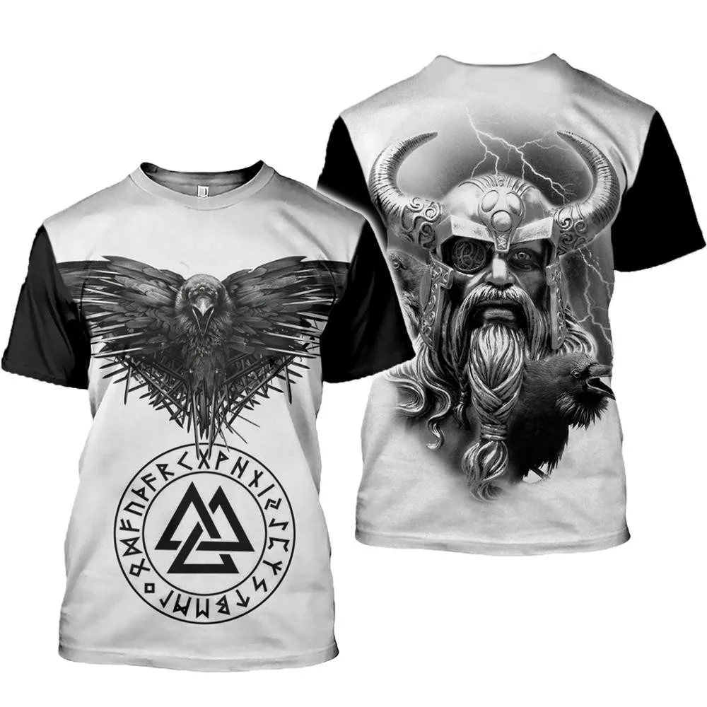 Viking Logotipas Atspausdintas T-Shirt Harajuku Hip-Hop Unisex Trumpas Rankovės Marškinėliai Viršuje 012021 Nauja XL T-Shirt Viršuje Vyrų Palaidinukė Kvėpuojantis 0