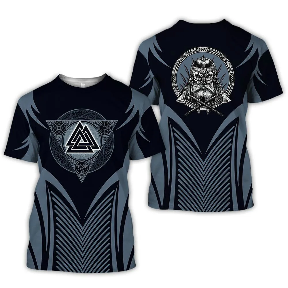 Viking Logotipas Atspausdintas T-Shirt Harajuku Hip-Hop Unisex Trumpas Rankovės Marškinėliai Viršuje 012021 Nauja XL T-Shirt Viršuje Vyrų Palaidinukė Kvėpuojantis 2