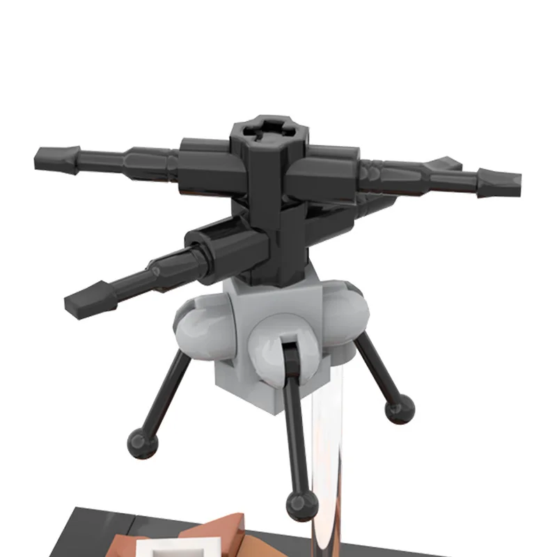 Marsas Mini Mars Vežimėlio blokai Tarpžvaigždinės žvalgyba, transporto priemonės modelis plytų žaislai vaikams švietimo žaislas 5