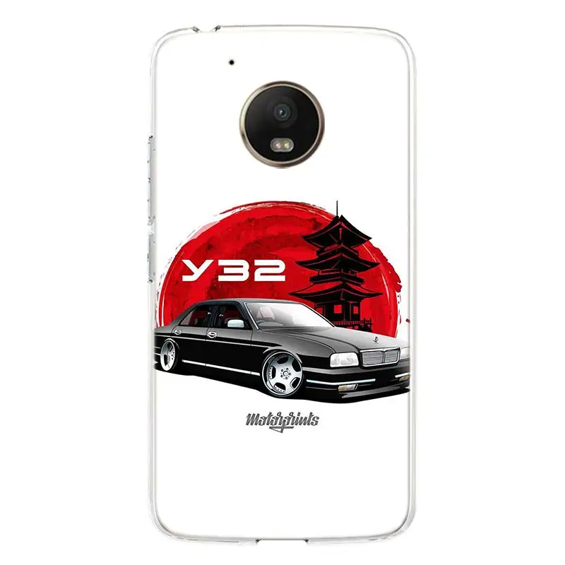 Tokoy Japonija JDM Automobilių Sporto Telefoną Atveju Motorola Moto G8 G9 G6 G7 G5S E5 E6 Plius Galia Žaisti + ES Veiksmų Makro Vizija Dangtis 0