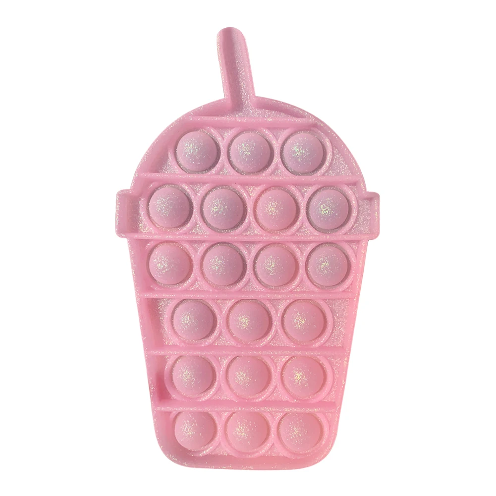 Ice Cream Antistress Bubble Toy Push Fidget Sensory Toys Kids Simple Dimple Autism Stress Reliever Puzzle Toy for Children Adult 3