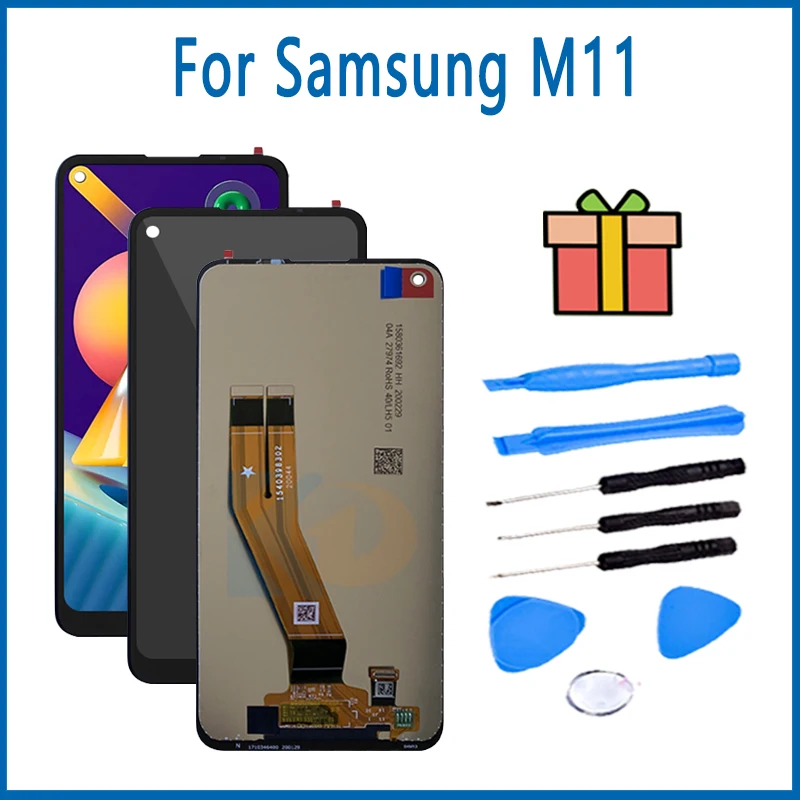 Mobiliojo Telefono Lcd Samsung Galaxy M11 LCD Ekranas Jutiklinis Ekranas skaitmeninis keitiklis Surinkimo Samsung M11 M115F LCD Ekranas 3