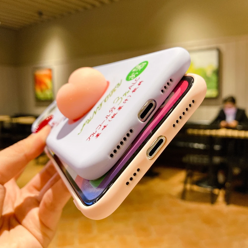 Silikoninis Telefono Dangtelis Etui Redmi 9 9A 9C 3D Plonas Persikų Minkštas Atveju dėl Funda Xiaomi Redmi Pastaba 9 8 Pro 