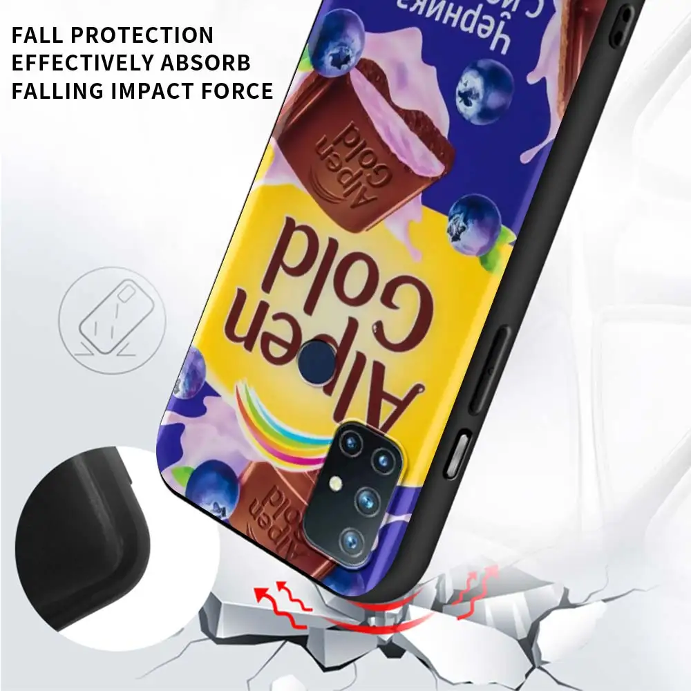 Už OnePlus 8 Nord 7Pro Atveju Vienas Plius Z N10 5G 8T 7 Pro n100 7T 6T Visišką Apsaugą Minkštas Telefono Dangtelį Šokolado Maisto RU Shell 0