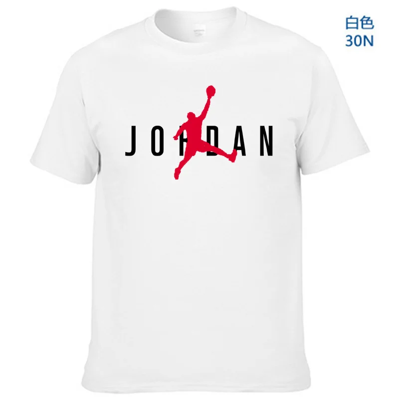 Aukštos kokybės Jordanija-23 T-shirt vyrams spausdinami apvalios kaklo trumparankoviai marškinėliai 2021 nauji Marškinėliai Vyrams, sporto Salė 0