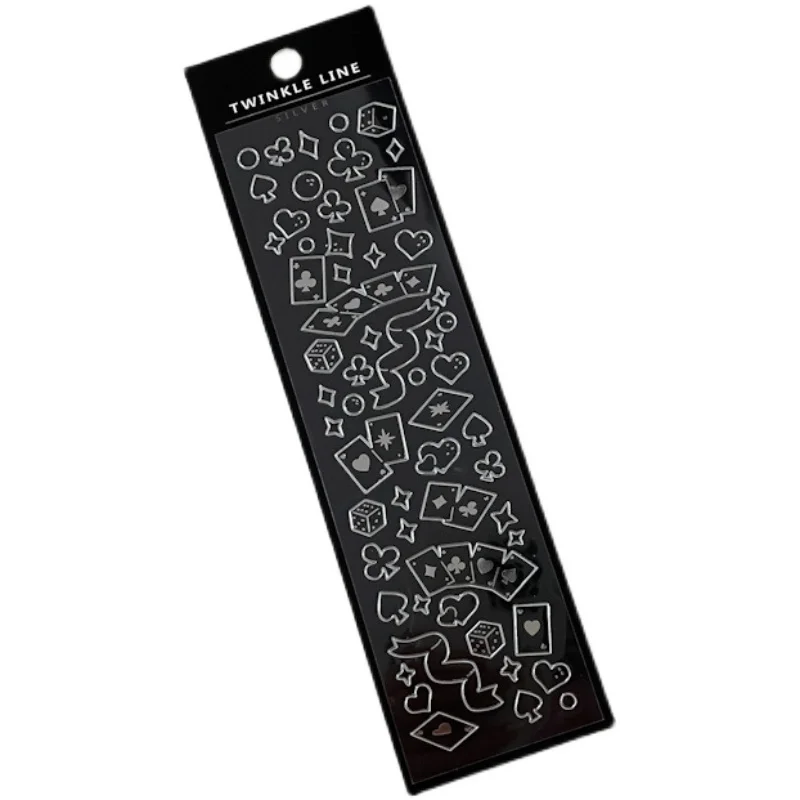 1Pc Žaisti Kortelės Žvaigždžių Moon Fantasy Serijos Dekoratyvinis PVC Lazerio Lipdukai Scrapbooking Stick 