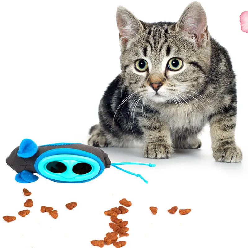 Naminių gyvūnėlių, Kačių Žaislas Ištekėjimo Gaudyti Pelę Šėrimo Dubenį Pelės Formos Maisto Dozatorius Žaislai katėms 2