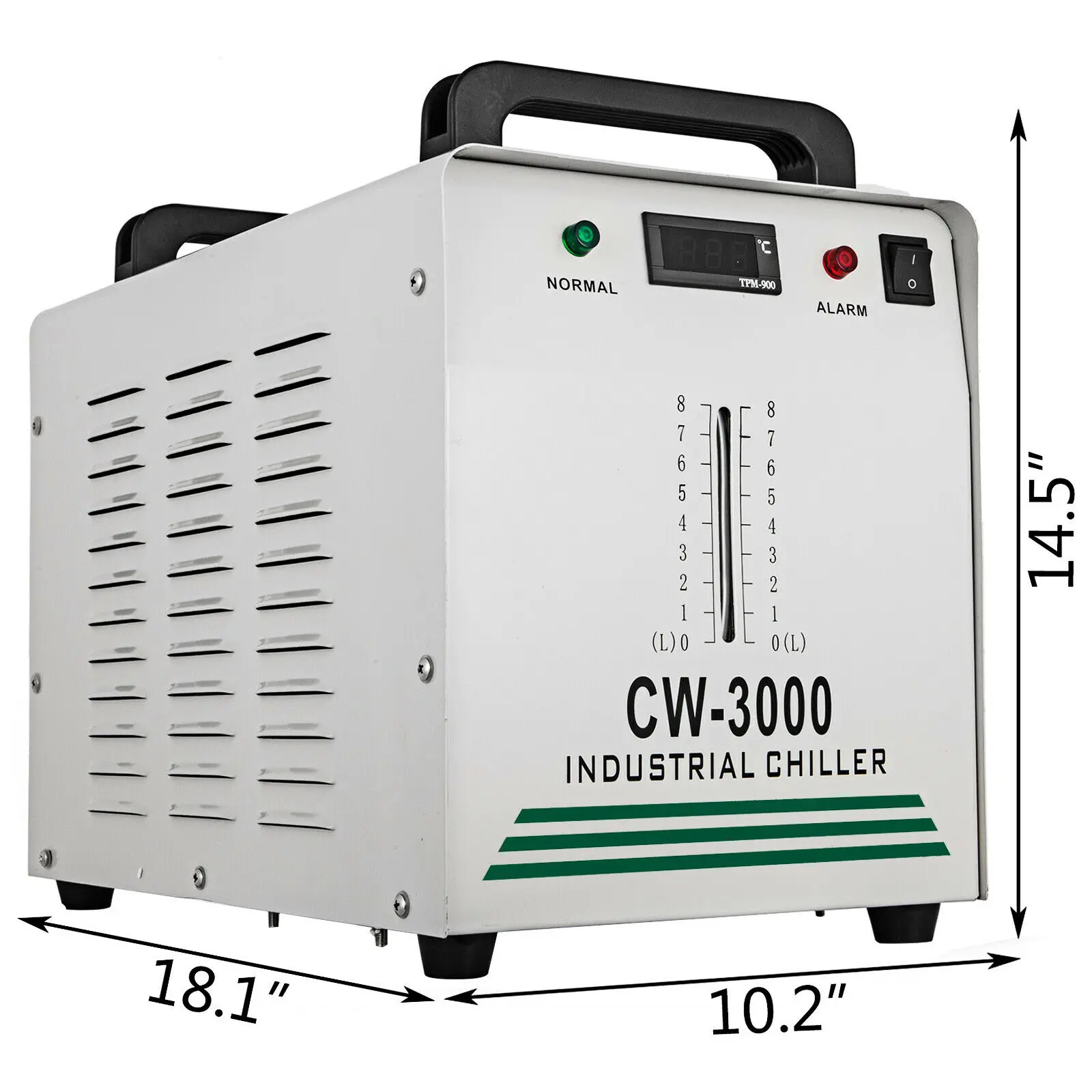 Vandens Šaldymo CW-3000DG 9L Talpos Thermolysis Pramoniniai Vandens Šaldymo 60/80W CO2 Stiklinis Vamzdelis 0