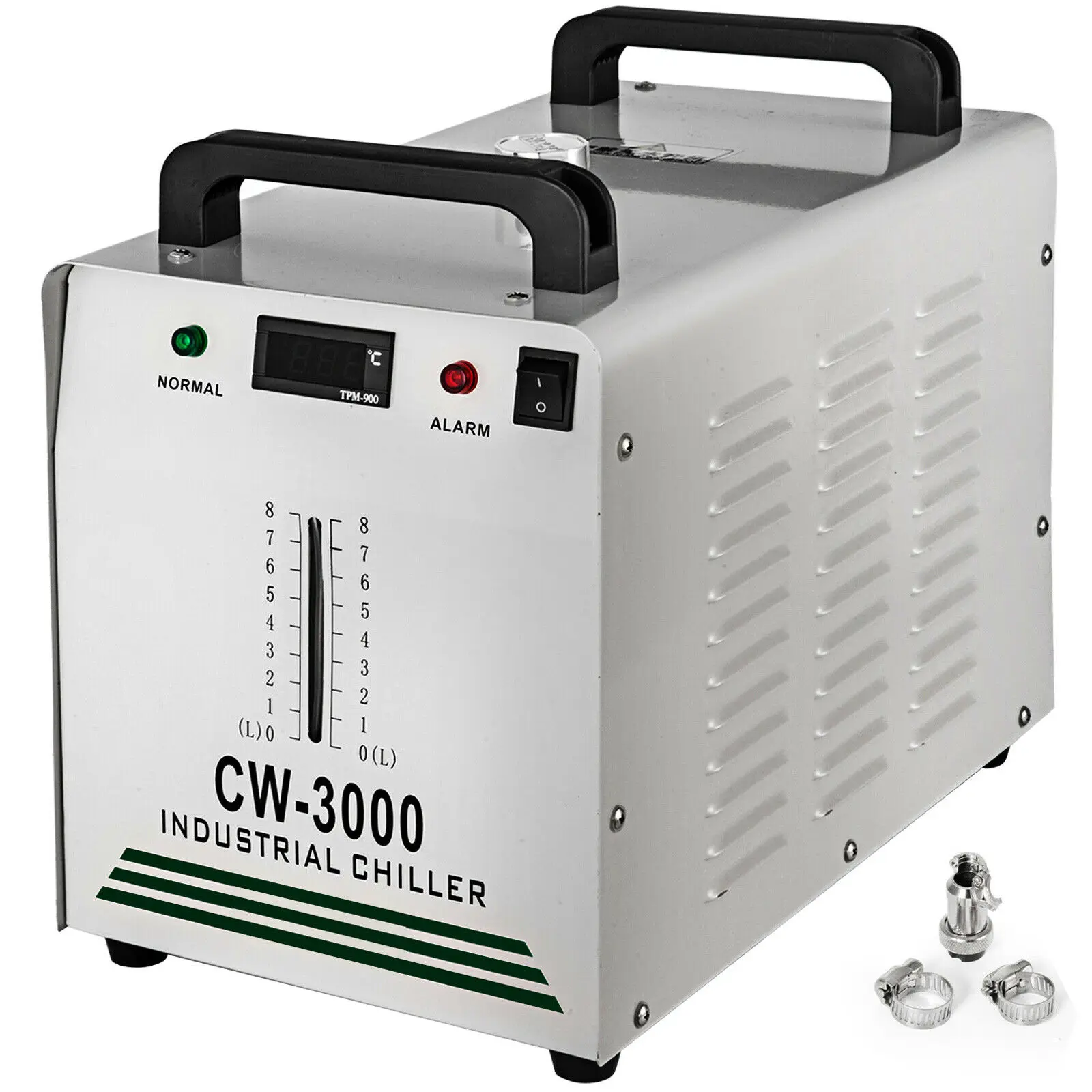 Vandens Šaldymo CW-3000DG 9L Talpos Thermolysis Pramoniniai Vandens Šaldymo 60/80W CO2 Stiklinis Vamzdelis 5