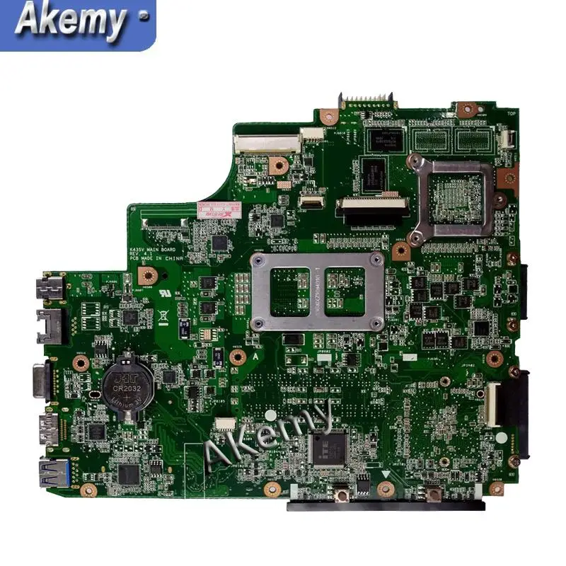 XinKaidi K43SJ nešiojamojo kompiuterio motininė Plokštė, Skirta ASUS X43S A43S K43S A83S A84S K43SV Mainboard OK REV:3.0 1GB HM65 GT520M 2