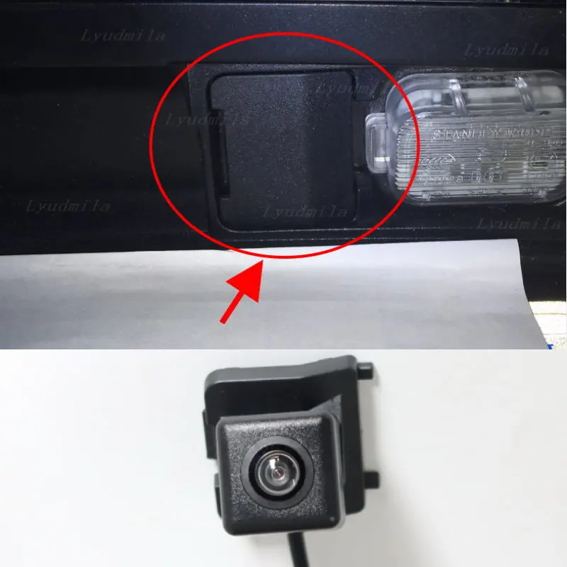 Automobilio Galinio vaizdo Atbuline Kamera Mazda 6 Atenza Mazda6 Sedanas 2016 2017 HD RCA Kabelio su Adapteriu Suderinamus OEM Monitoriaus Ekranas 1