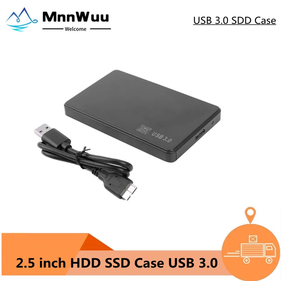 2.5 colio HDD SSD Atveju Sata į USB 3.0-2.0 Adapteris, 5 Gb Išorinį Standųjį Diską Talpyklos Paramos 2TB HDD Diską 