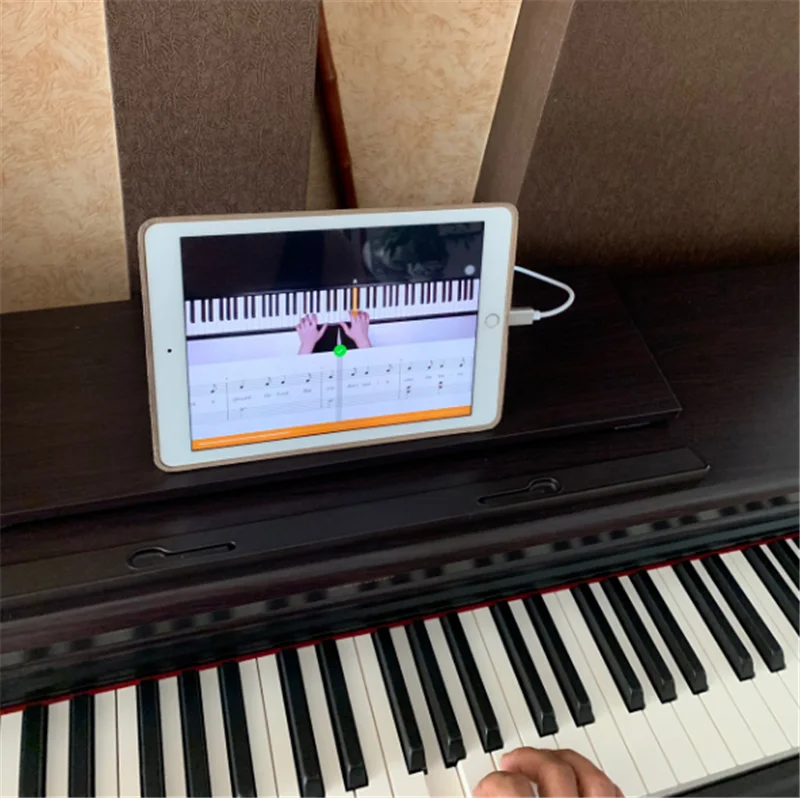 100vnt USB Duomenų Kabeliu žaibo MIDI Jungtis, USB Duomenų MIDI OTG Kabelis Spausdintuvui Standžiojo Disko Elektrinis pianinas laidas iphone 0