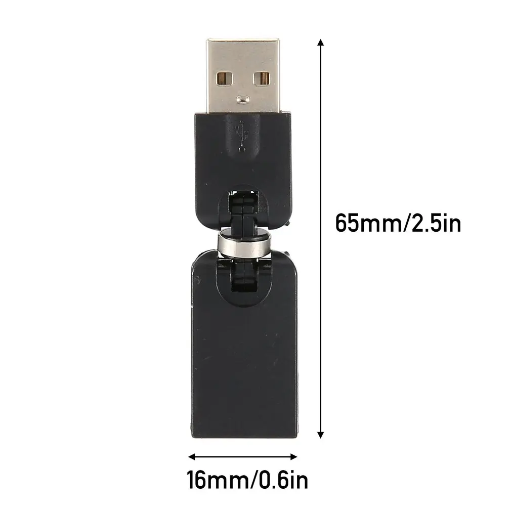 Garso Adapteris 360free Sukimosi USB Vyrų ir Moterų Adapteris USB Vyrų ir Moterų Sukasi Lenkimo Vyrų ir Moterų 5
