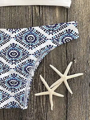 Sexy Moteris mažas juosmens spausdinti Tvarstis, Push-Up Paminkštintas Bikini Nustatyti, maudymosi Kostiumėliai, maudymosi kostiumėlį, Maudymosi kostiumas, paplūdimio Brazilijos biquini 2