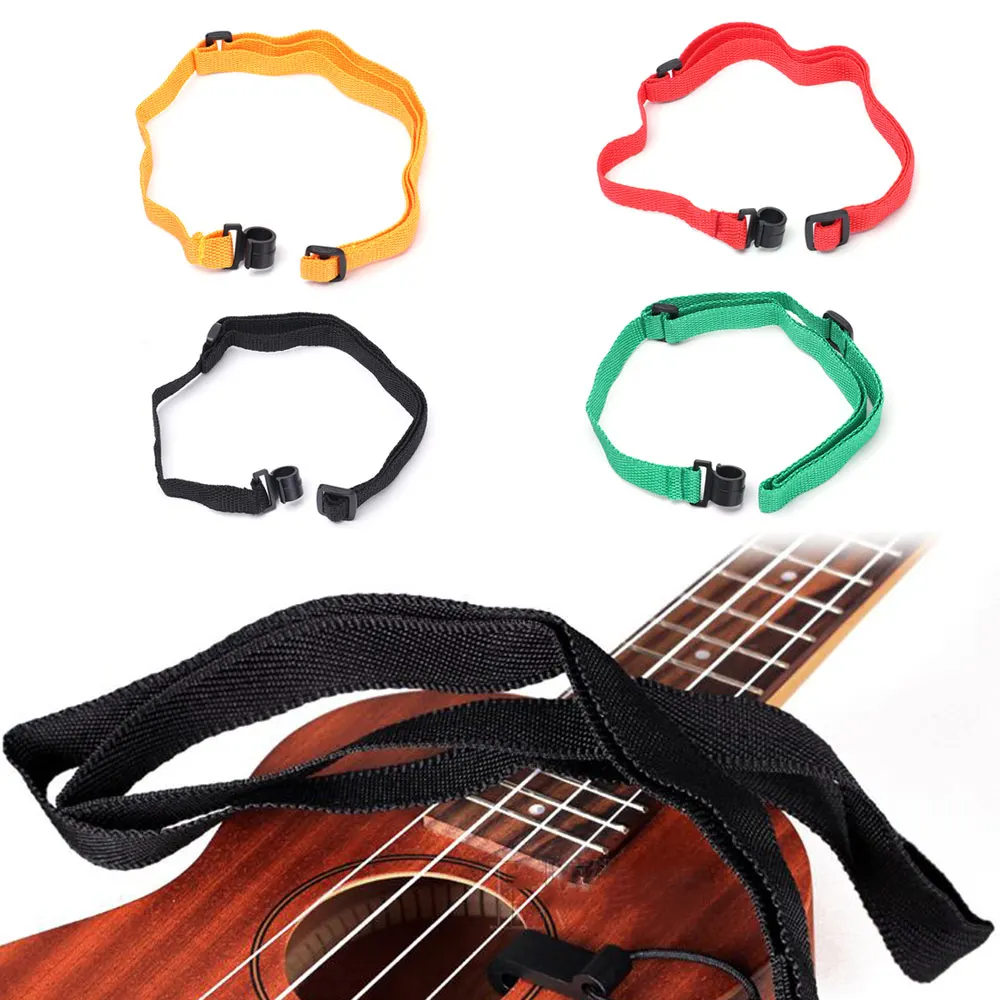 Universalus Reguliuojamas Nailono Havajų Gitara Dirželis Pakabinti ant Kaklo Muzikos Instrumentas, Dirželiai, Diržas Su Kabliu Patvarus, Gitara, Diržas, 4 spalvos 4