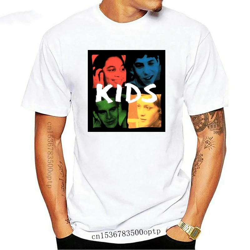Vaikai Filmą T-Shirt - niujorko Miesto Gatvės Riedlenčių 90-ŲJŲ Hip-Hop Filmo Plakatas Prarasti Dydžio Marškinėliai 3