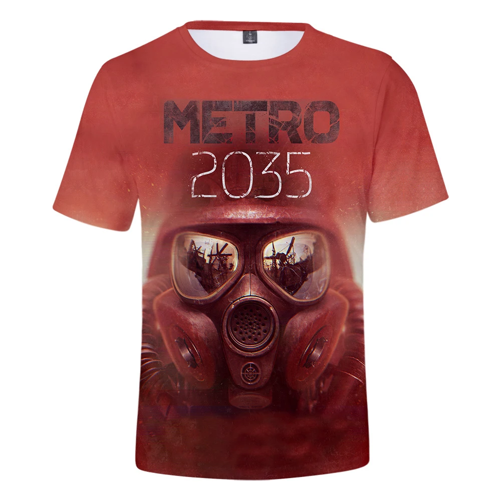 Naujas Atvykimo Žaidimas Metro Išėjimo 3D Print T-Shirt Vyrai/Moterys Vasaros Mados Harajuku trumpomis Rankovėmis Vyrams, Moterims, Atsitiktinis, Madinga T Shirts 1