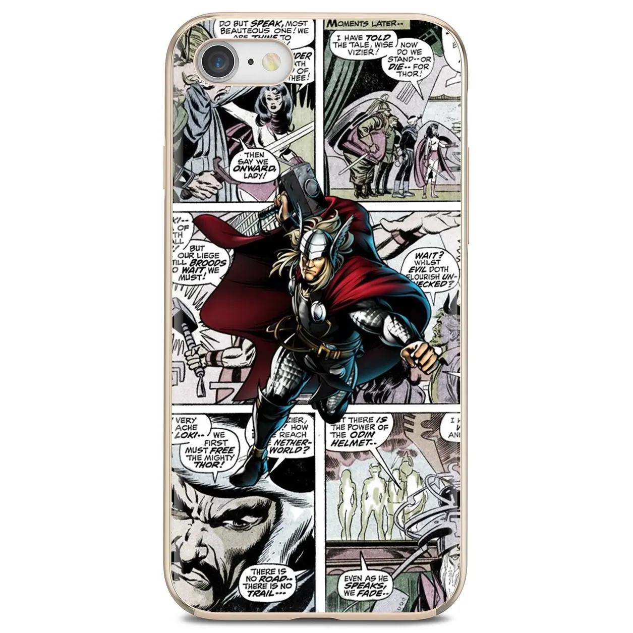 Silikoninis Telefono Odos Padengti Xiaomi mi Redmi Pastaba 3 4 4 5 6 7 8 8t 9 9s 9t 10 pro lite Komiksų Super Herojai Thor 