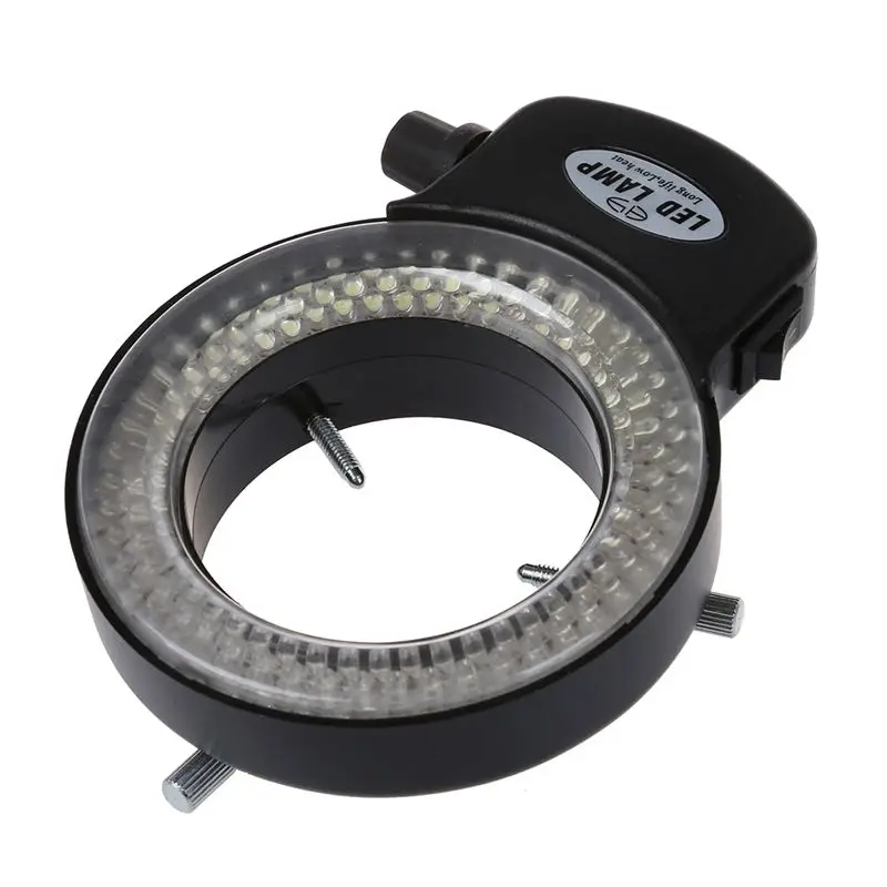 144 LED miniscope žiedas šviesos žiedas šviesiai 0 - reguliuojamas lempos miniscope šviesos žiedas 0