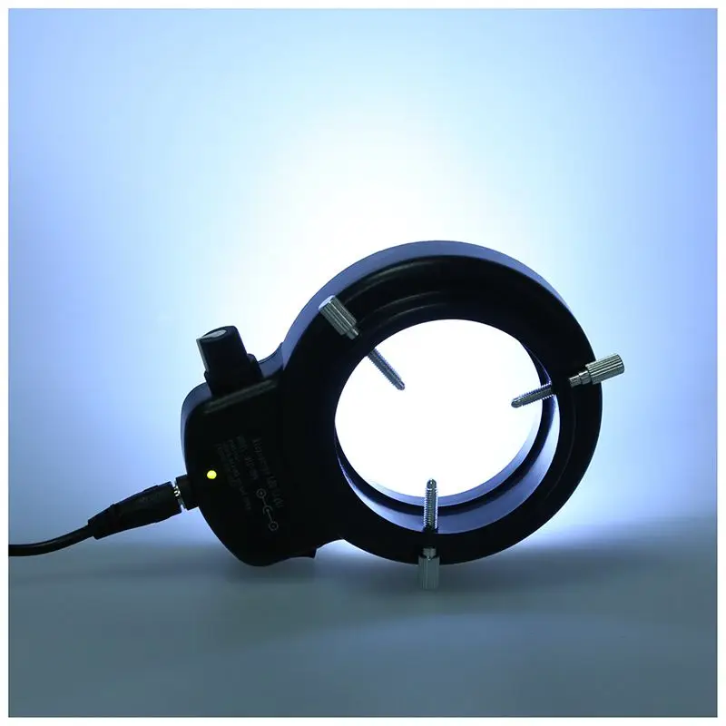 144 LED miniscope žiedas šviesos žiedas šviesiai 0 - reguliuojamas lempos miniscope šviesos žiedas 1