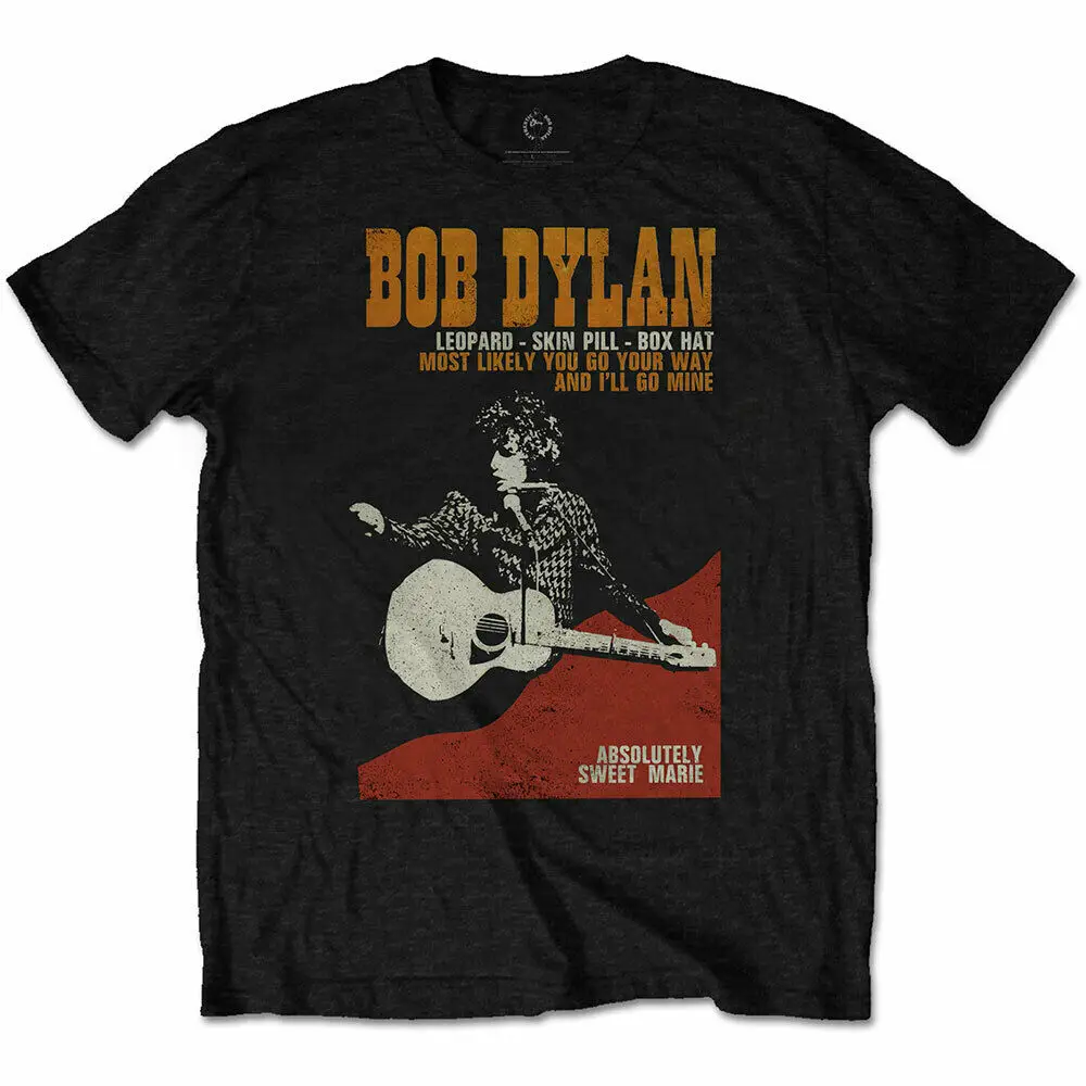 Bob Dylan Saldus Marie Europos Sąjungos Oficialusis Tee T Shirt Mens Unisex 3