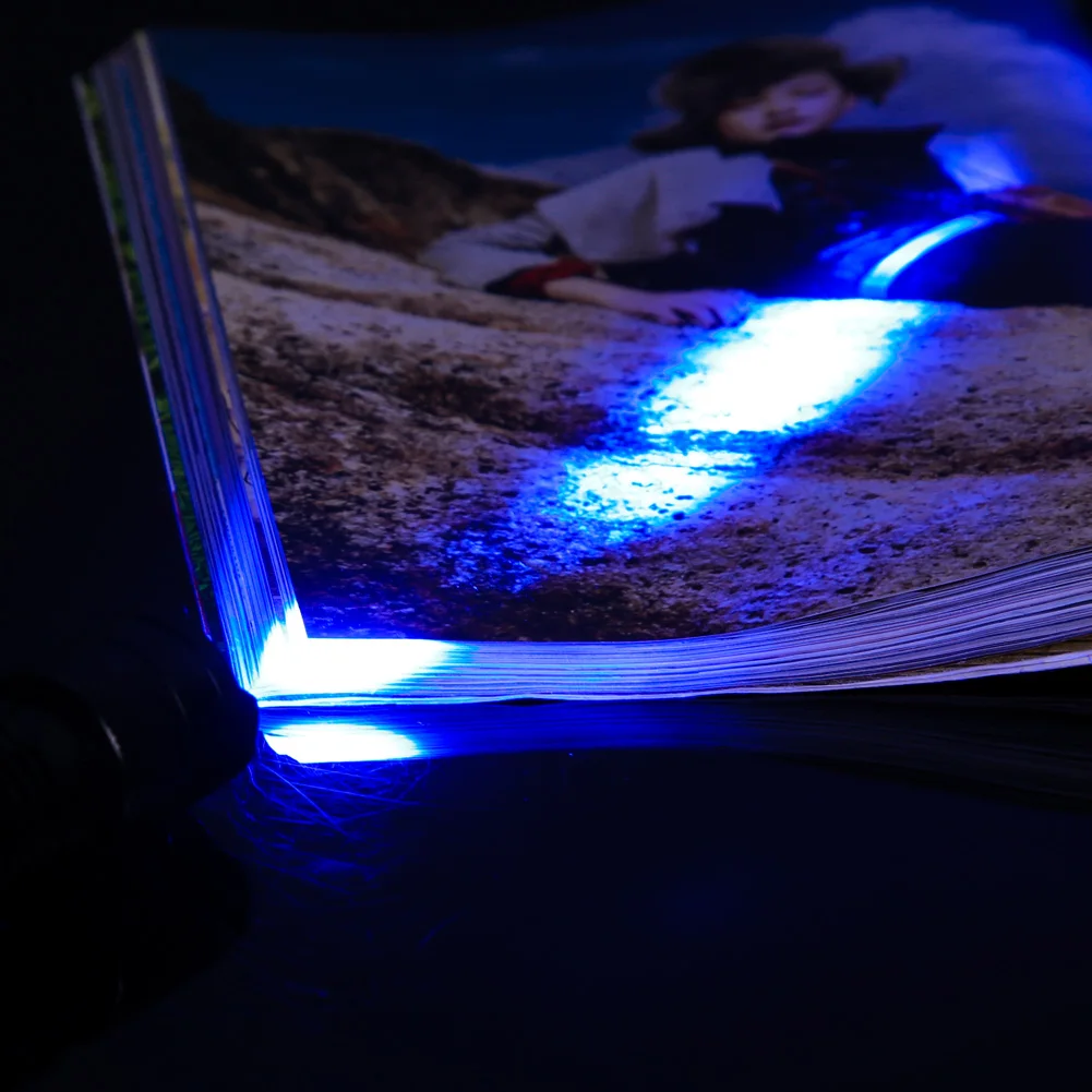 Mini Zoom Dėmesio Nešiojamų 365nm UV LED Žibintuvėlis Lempos Šviesos Fakelas 1